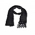 Golden beats studded heart shaped fringe's hijab - Black Golden beats studded heart shaped fringe's hijab - Black